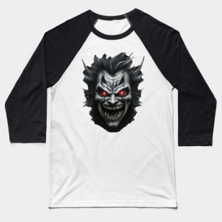 creepy face Baseball T-Shirt